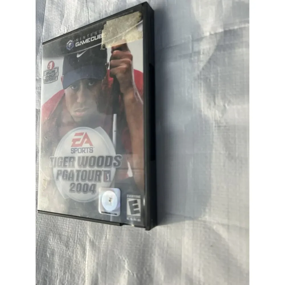 Tiger Woods PGA Tour 2004 Game, Both Discs & Manual, Missing One Disc